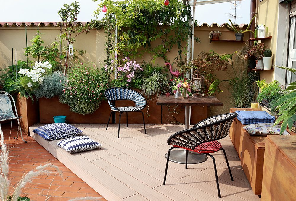 Come arredare e organizzare un grande terrazzo