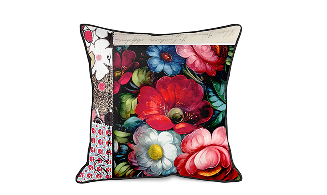 cuscino fiori
