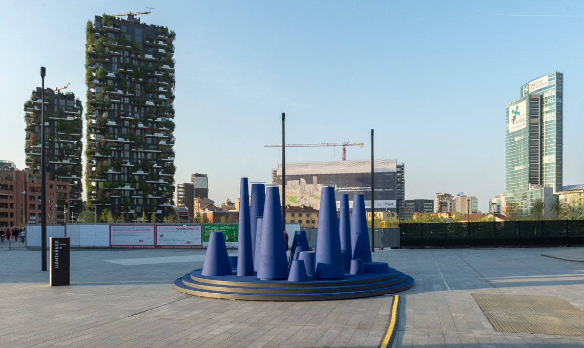 fuirisalone 2018: LightHenge, l’installazione di Edison e Stefano Boeri Architett nell’Innovation Design District