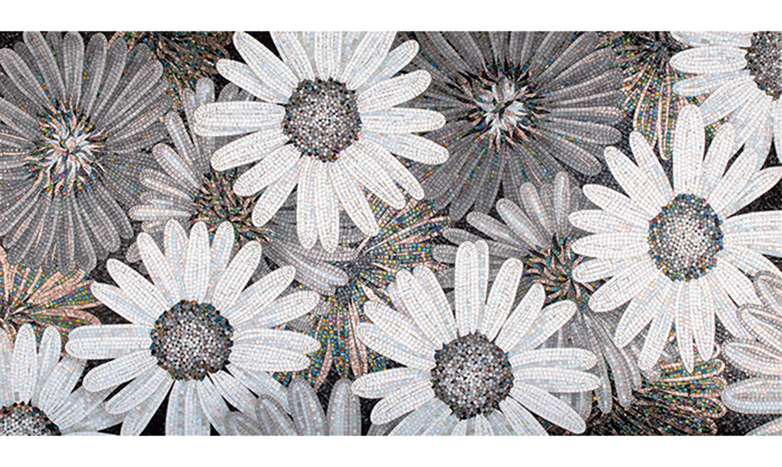 mosaico fiori