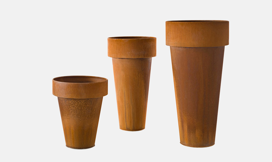vasi corten