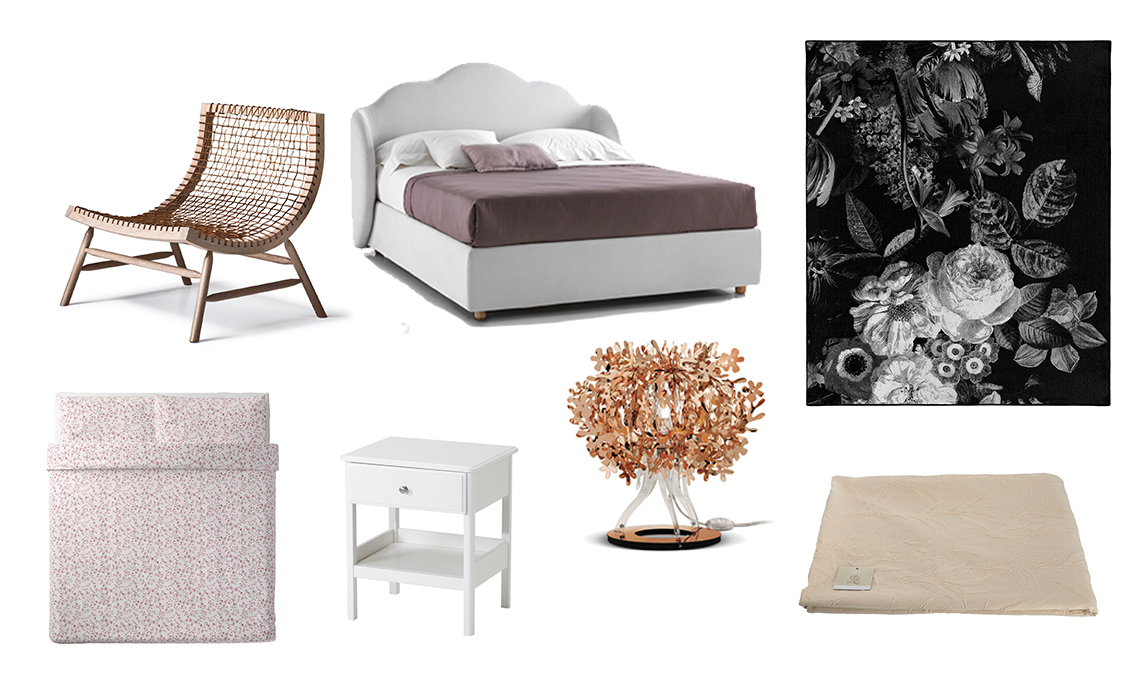moodboard camera da letto