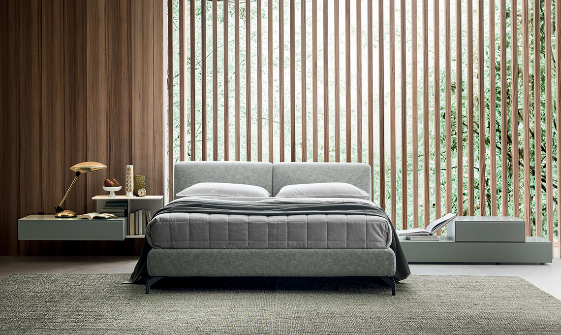 letto testata imbottita