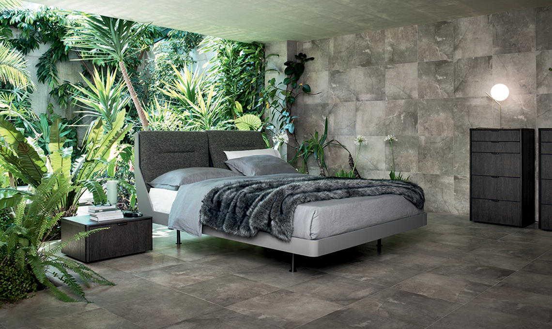 letto testata imbottita