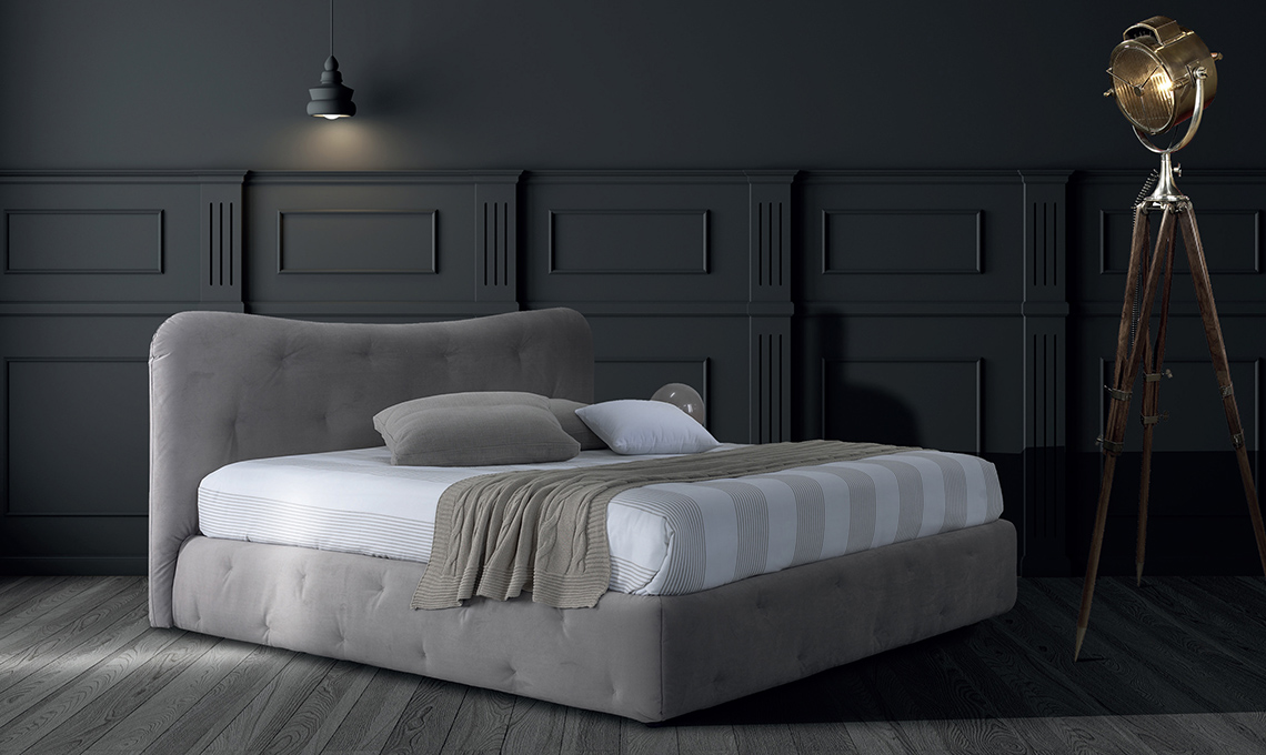 letto testata imbottita