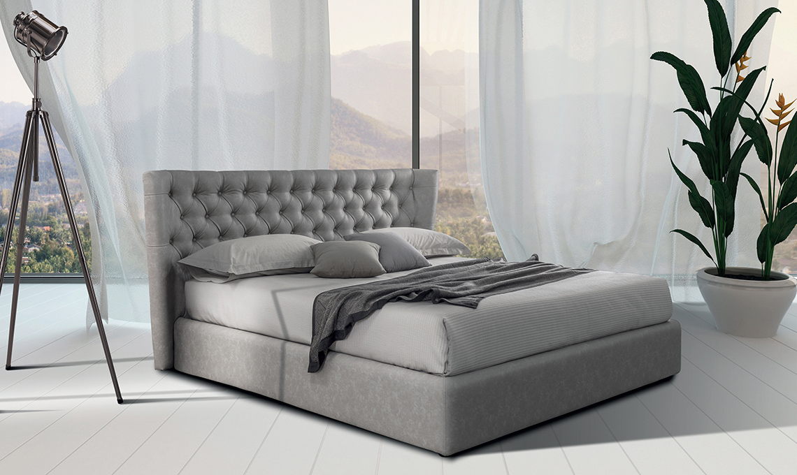 letto testata imbottita