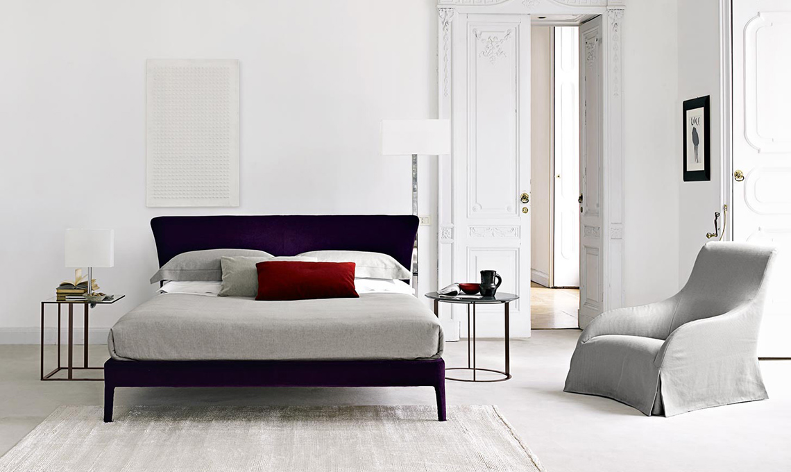 letto testata imbottita