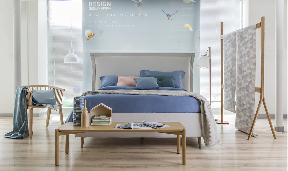 camera da letto stile nordico
