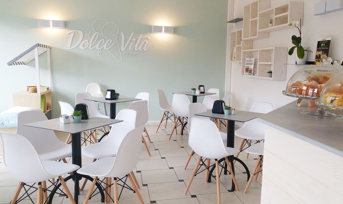 gelateria in stile nordico