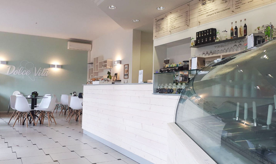 gelateria in stile nordico