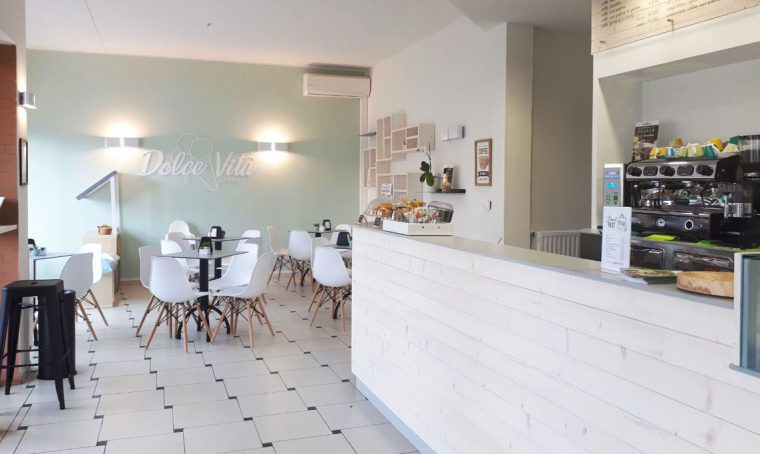 Restyling di una gelateria in stile nordico
