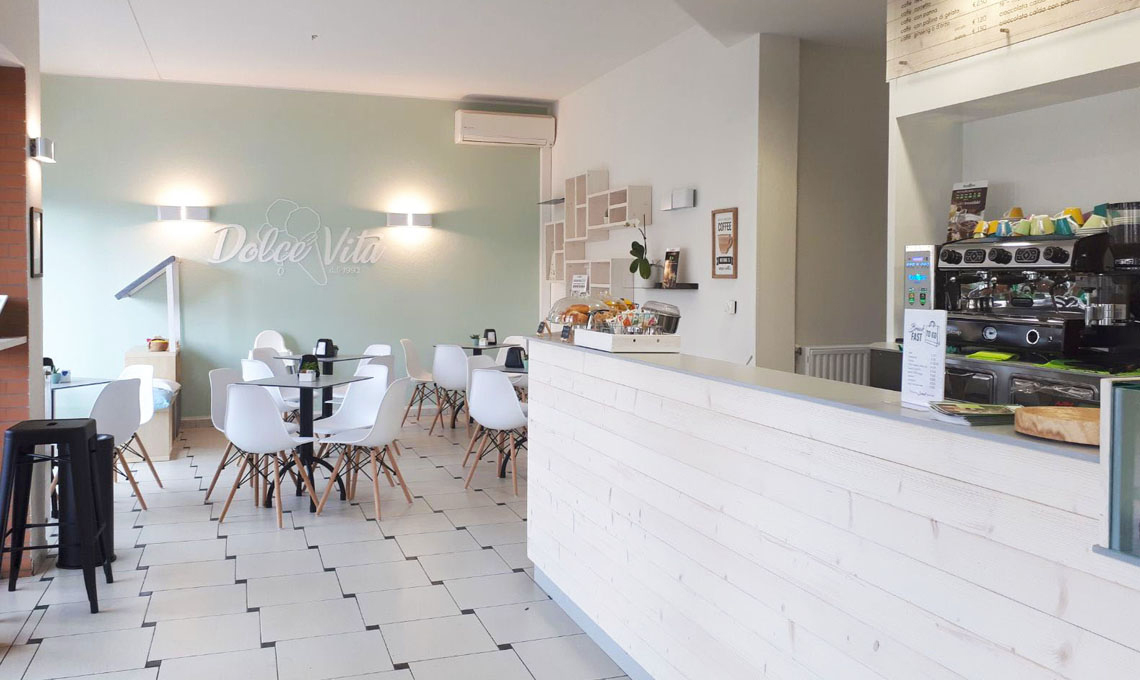 gelateria in stile nordico