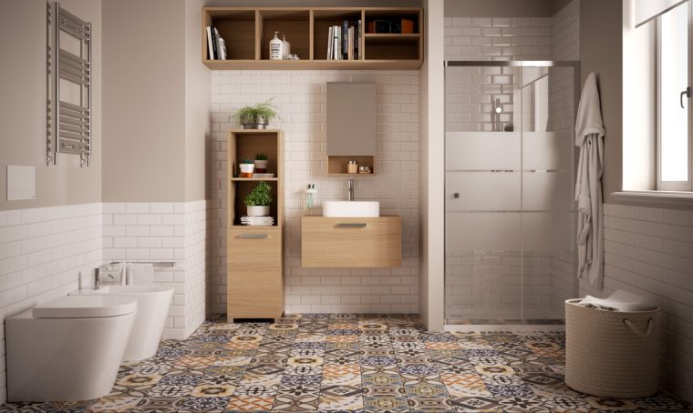 Con Leroy Merlin il bagno ha un fascino rétro