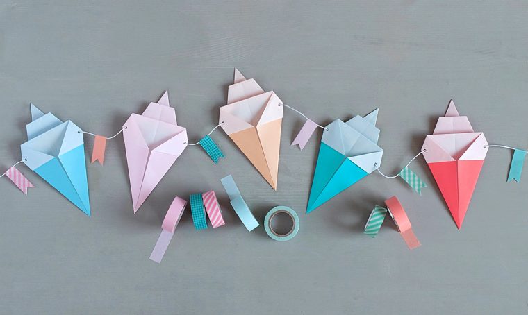 Una ghirlanda super golosa di origami