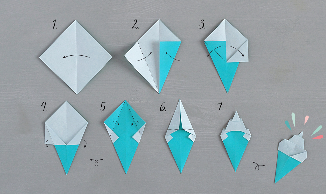 CasaFacile SSebastiani gelati origami istruzioni