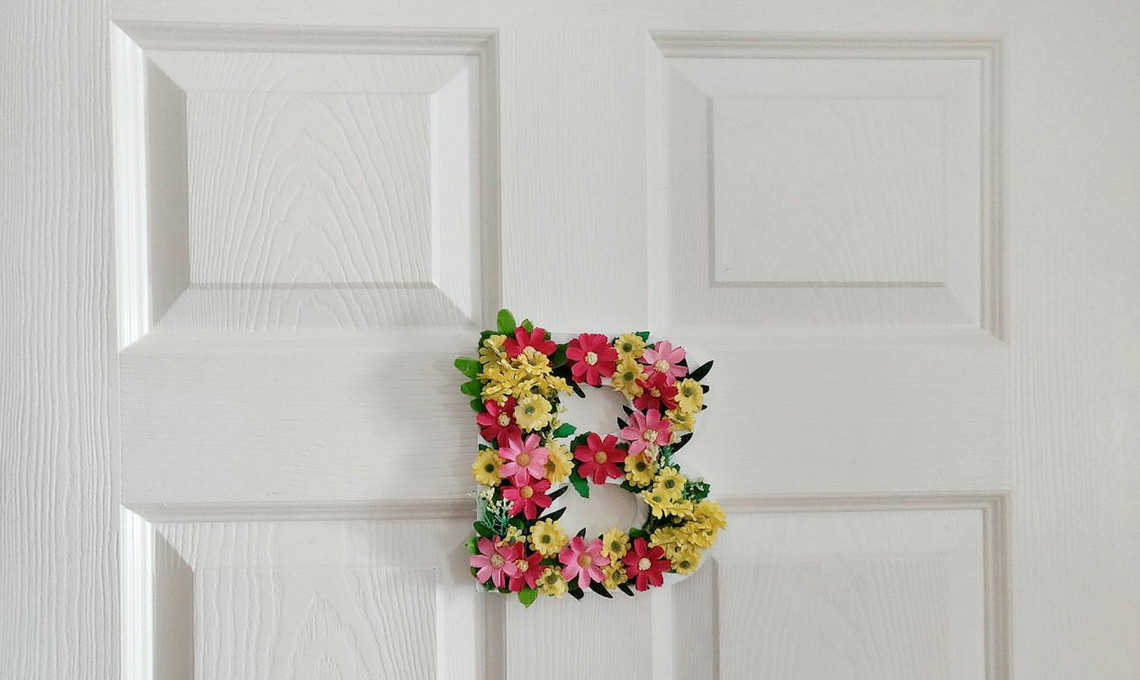 CasaFacile SFilippi flora letter B