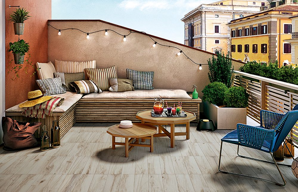Come arredare il terrazzo grande