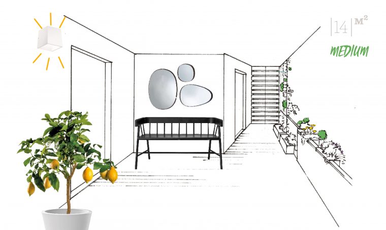 Come arredare il terrazzo di medie dimensioni