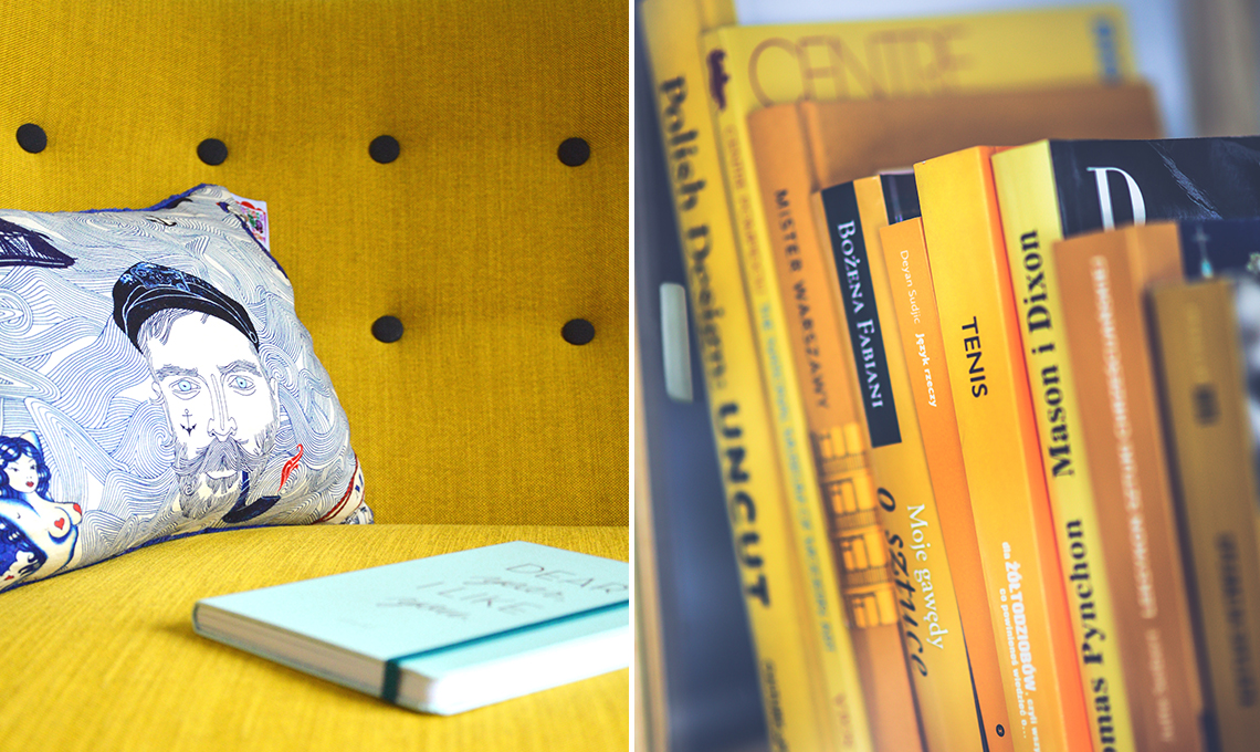 CasaFacile ACaputo giallo pantone-estate2018 divano libri