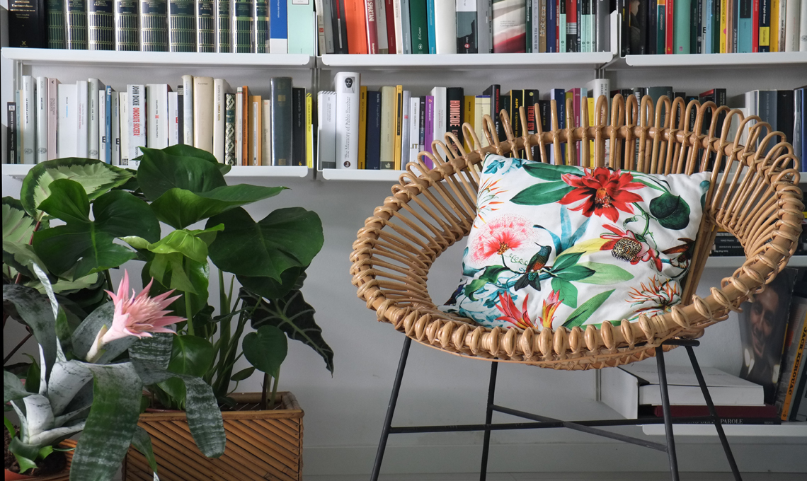 CasaFacile VRomano materiali naturali poltrona rattan coin