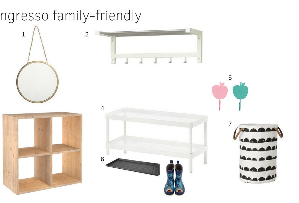 3 ispirazioni per fare ordine in ingresso con stile
