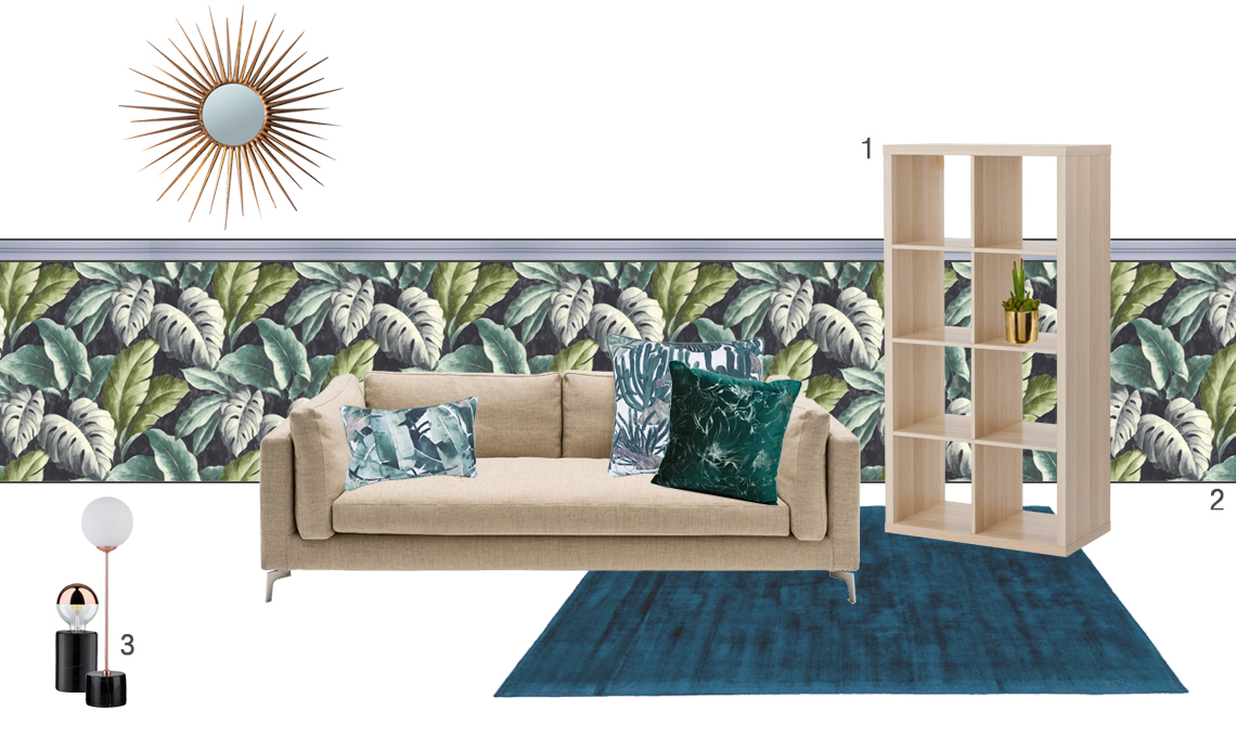 CasaFacile FPanarello living set cinematografico urban jungle