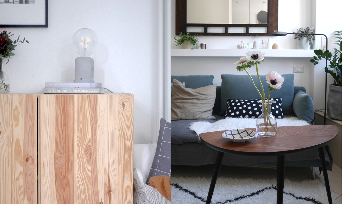 CasaFacile VRaviolo living nordico divano luci