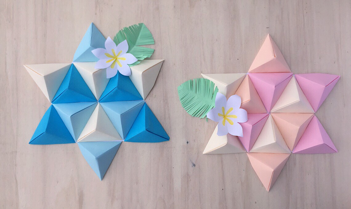 Casafacile RPini origami triangolo stella