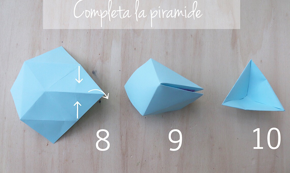 Casafacile RPini origami triangolo stella tutorial fine