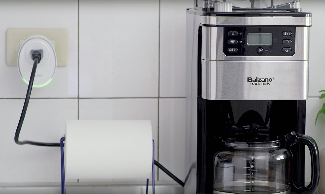 casafacile-DLink-macchina caffè-smart plug