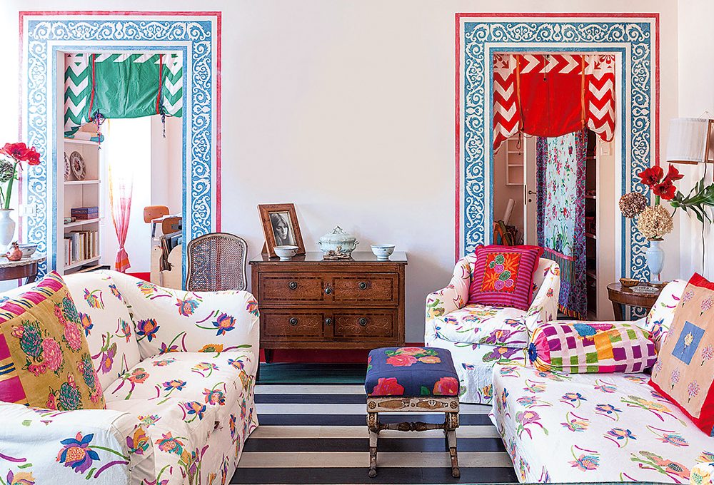 A casa della textile designer Lisa Corti