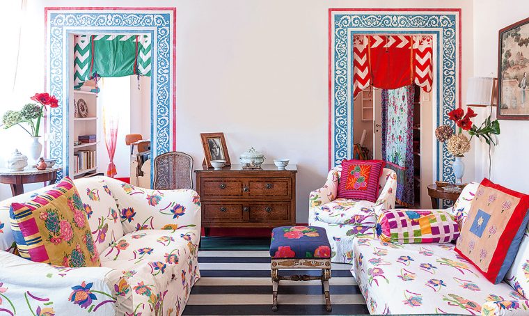 A casa della textile designer Lisa Corti