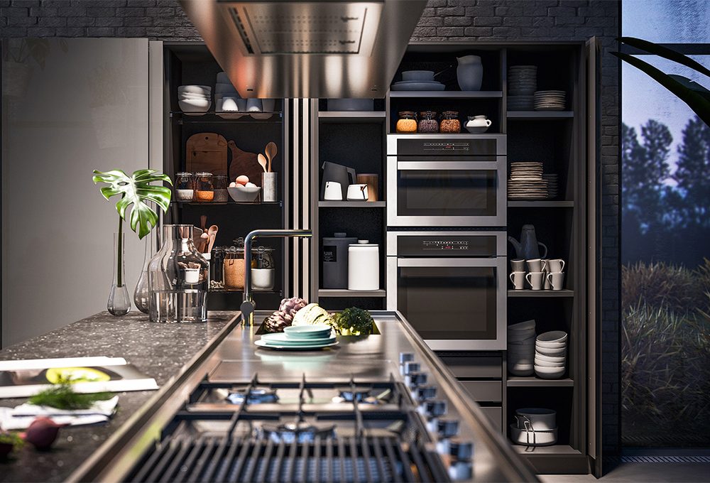 Come nascondere gli elettrodomestici in cucina