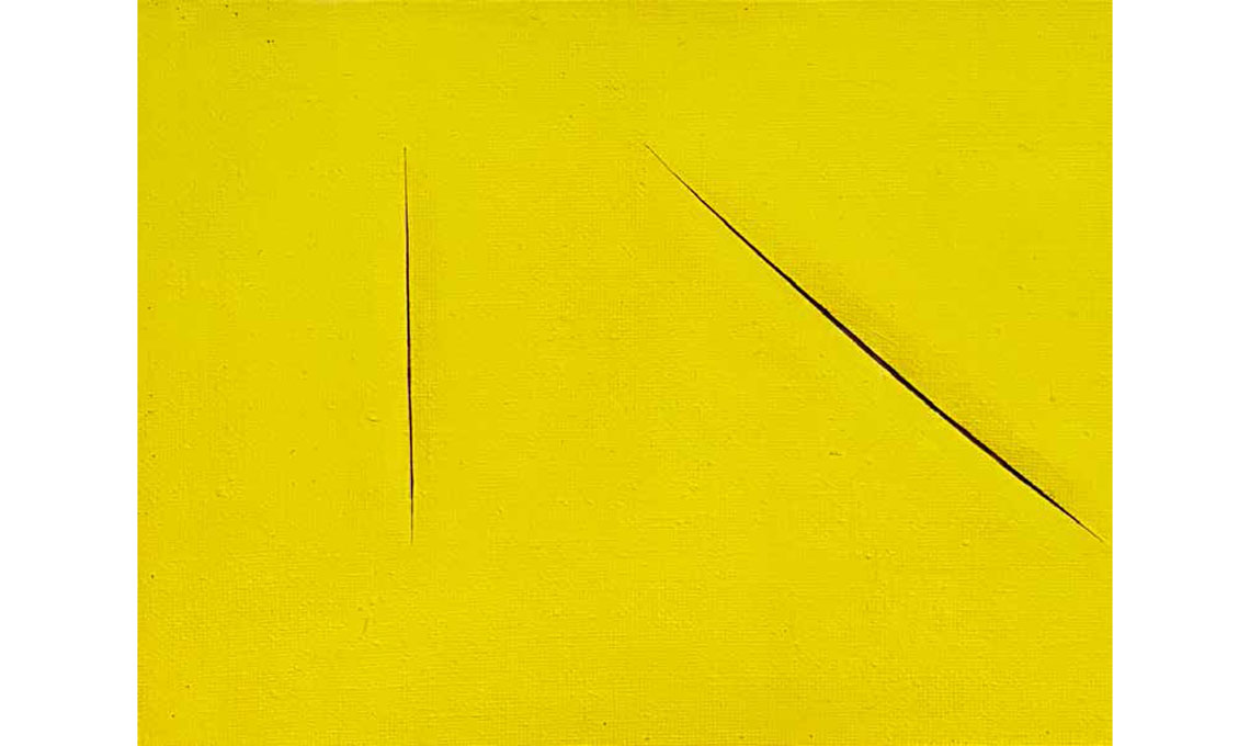 Spazialisti a Venezia: una tela di Lucio Fontana