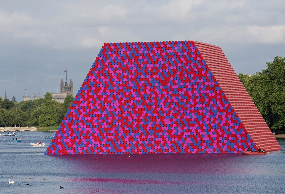 The London Mastaba, l’ultima opera dell’artista Christo