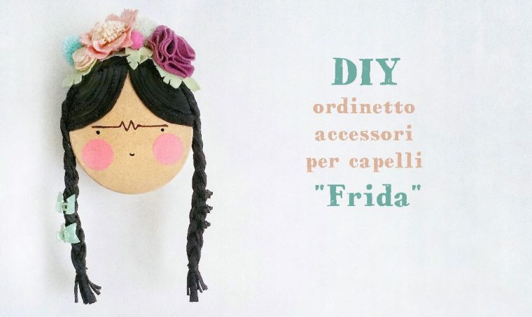 Accessori per capelli sempre in ordine con la scatola fai da te ‘Frida Kahlo’