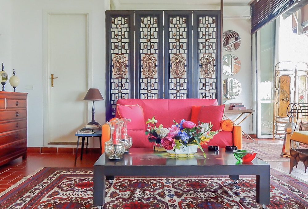 40 mq sul mare in stile Boho-chic