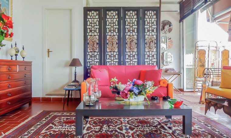 40 mq sul mare in stile Boho-chic