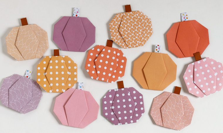 Decora la casa per l’autunno con le zucche origami