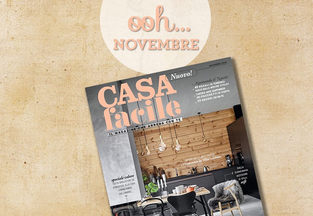 CasaFacile: il numero di novembre 2018