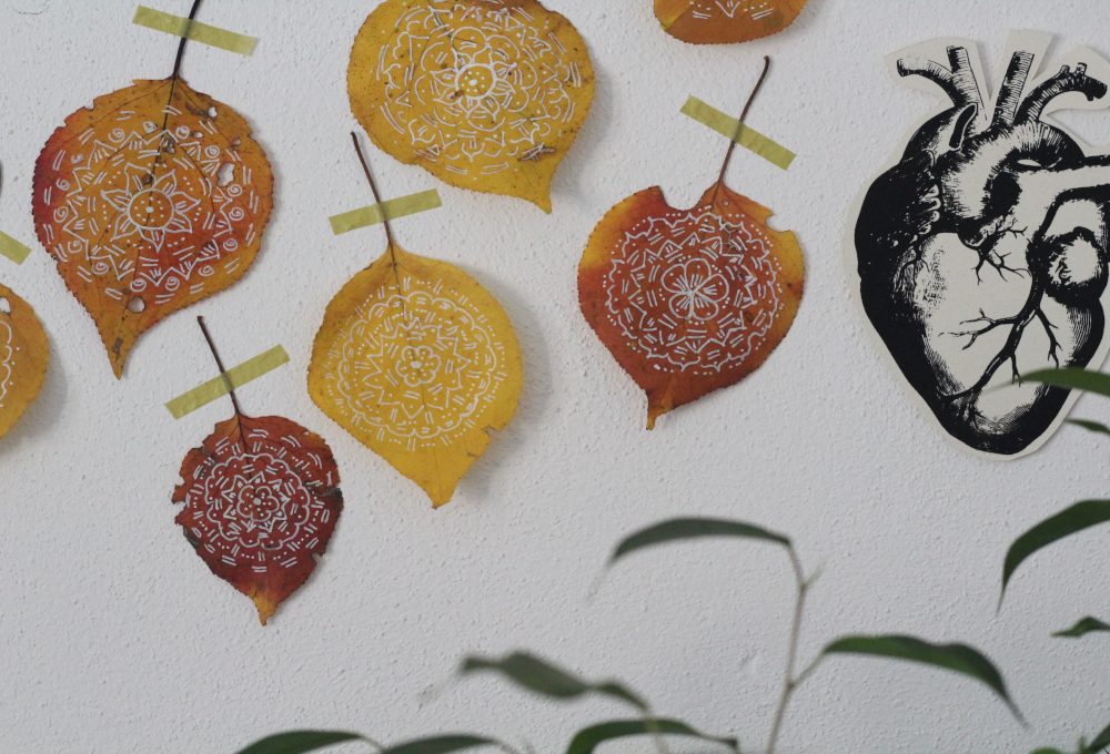 Decora la casa con le foglie autunnali