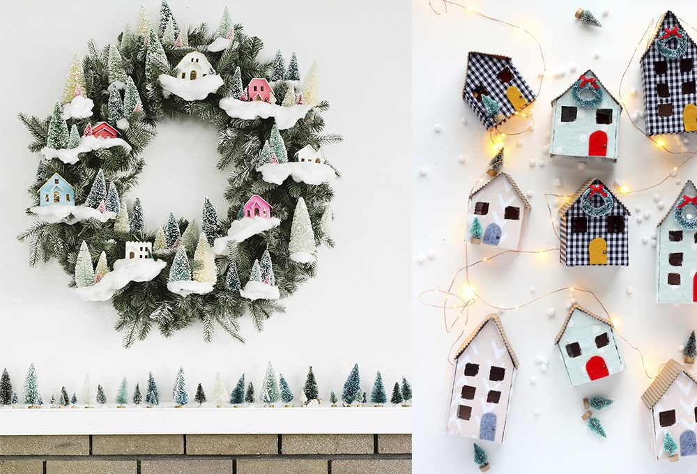 Natale: decorare la casa con le putz houses