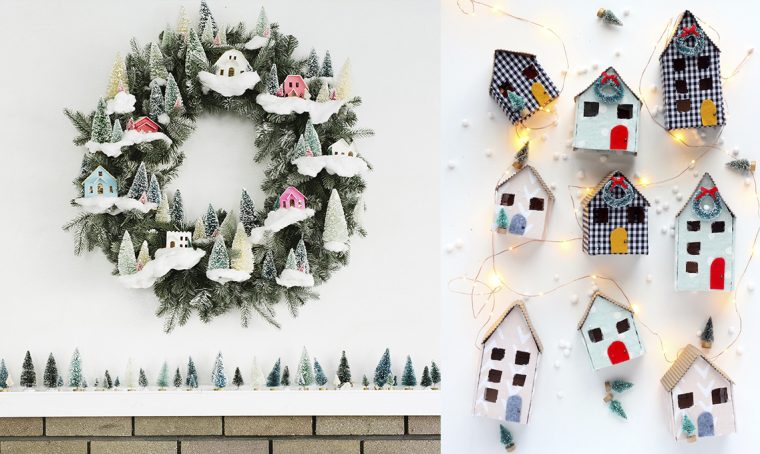 Natale: decorare la casa con le putz houses
