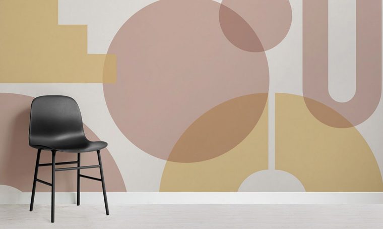 Le carte da parati di MuralsWallpaper ispirate al Bauhaus
