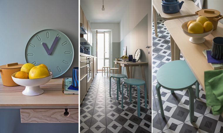 Pavimenti décor trasformano un bilocale anonimo