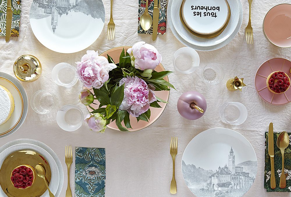 Tendenze a tavola: ottone & millennial pink