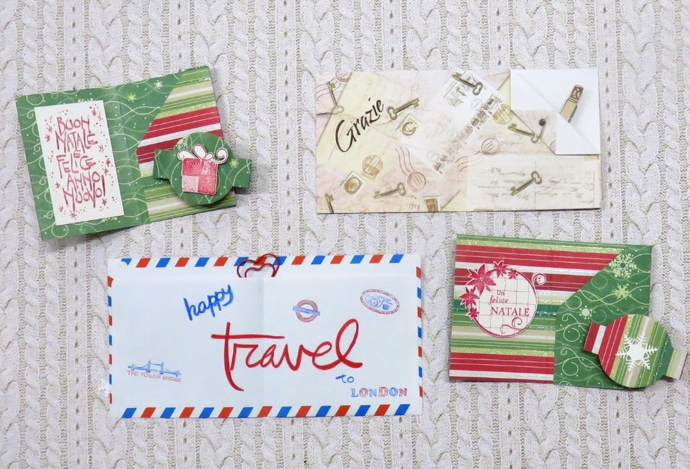 Natale: buste fai-da-te per Gift card e doni in denaro