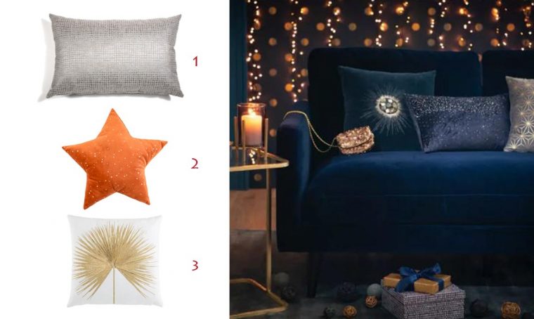 Natale: arredare con i cuscini