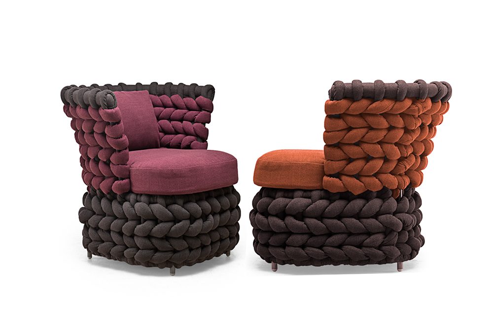 Il design reinterpreta la tendenza ‘tricot’