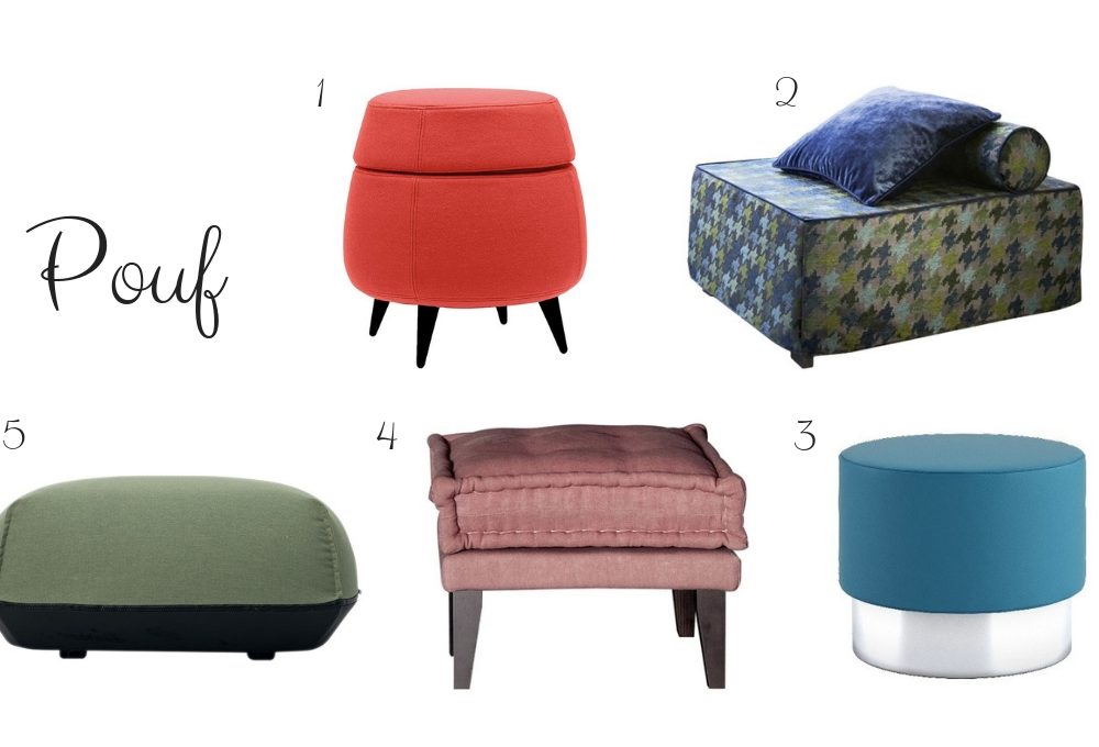Pouf: come e dove utilizzarlo nell’arredo